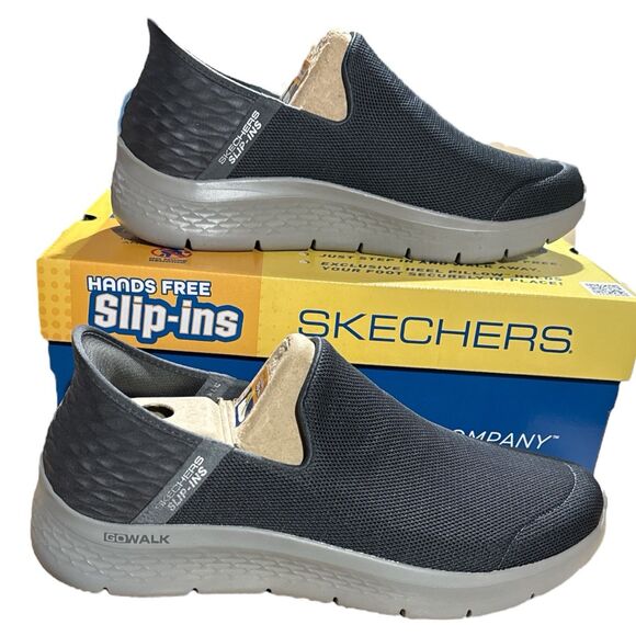 Skechers Shoes Men's 12 Hands Free Slip-Ins Go Walk Flex No Hands NEW - Picture 1 of 9